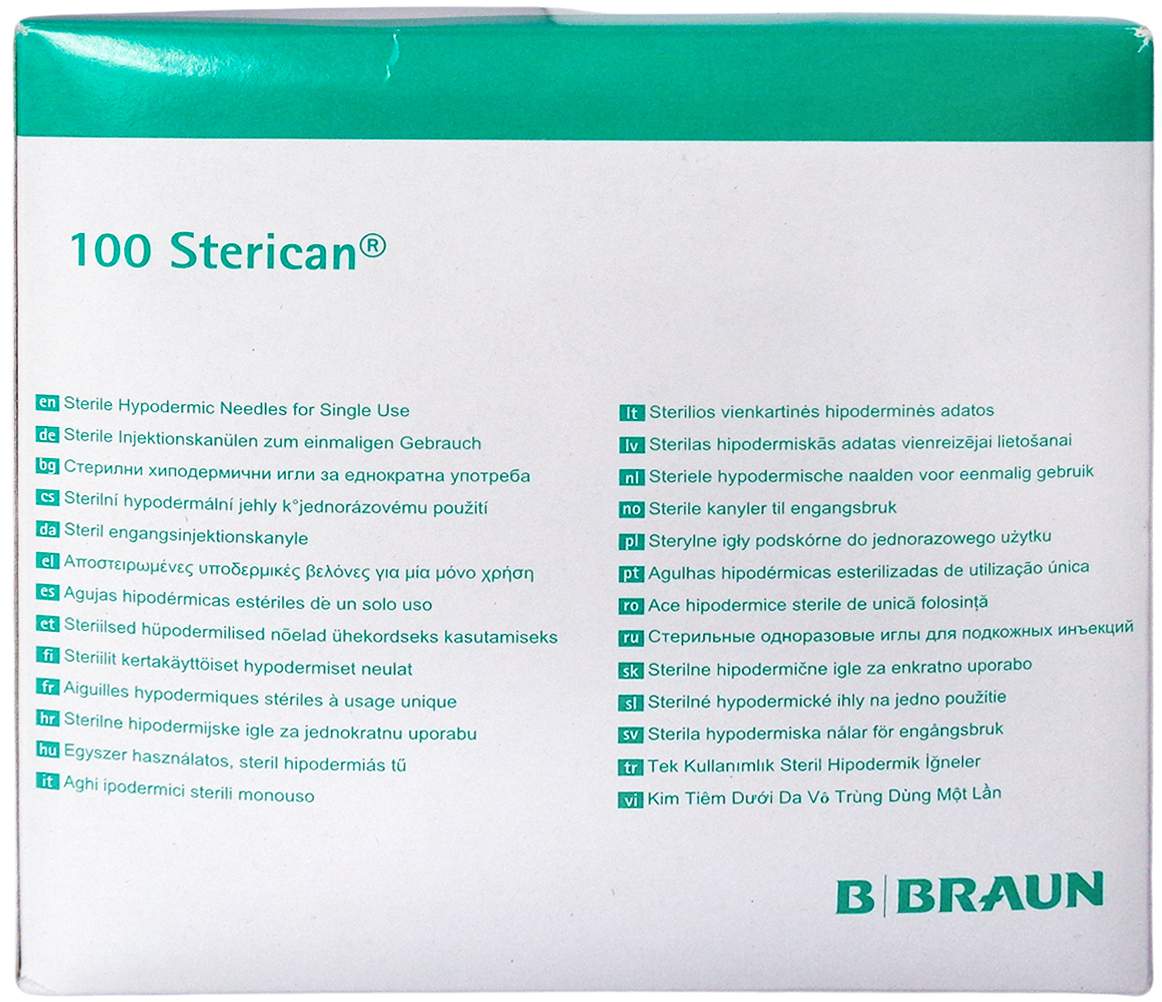 Sterican Einmalkanüle 21 G 50 mm 100 Kanülen