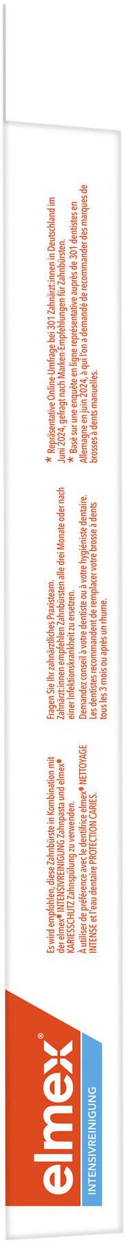 Elmex Intensivreinigung 1 Zahnbürste