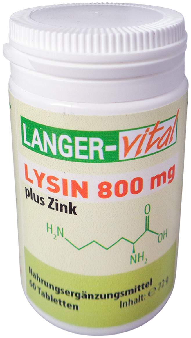 Lysin 800 Mg+zink Tabletten