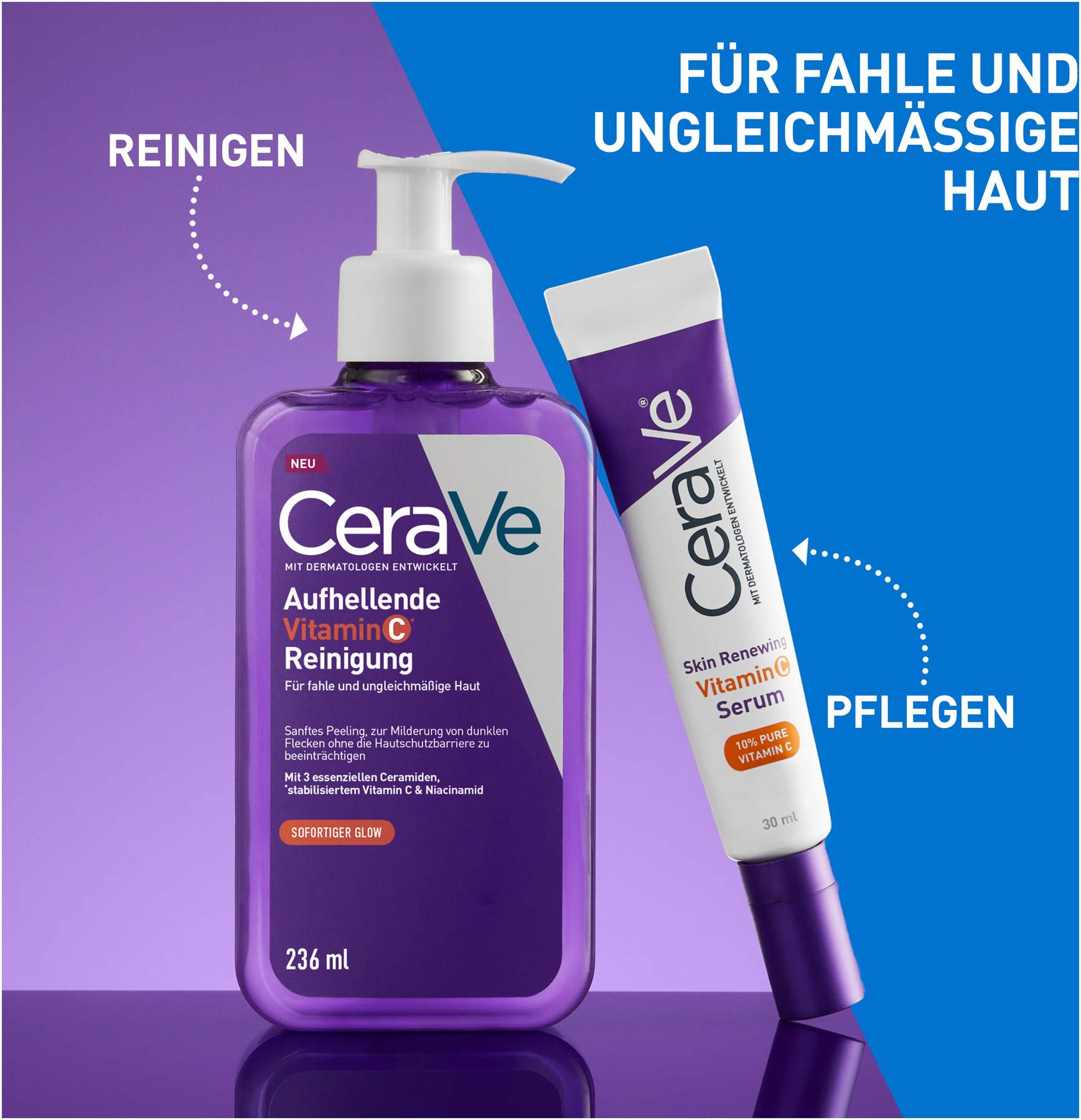 CeraVe aufhellende Vitamin C Reinigung 236 ml