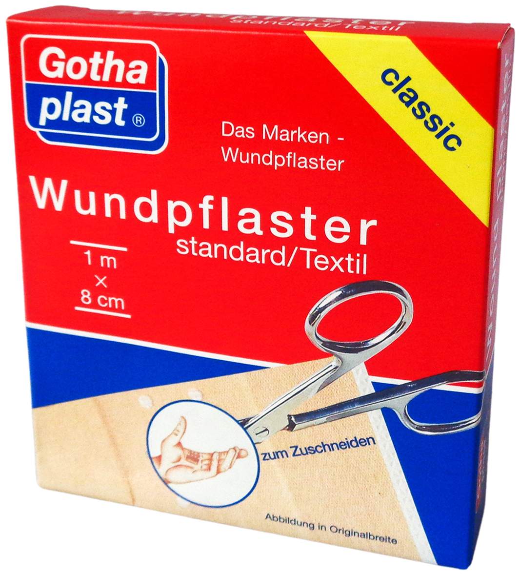Gothaplast Wundpfl.Stand.1mx8cm Euroaufhänger
