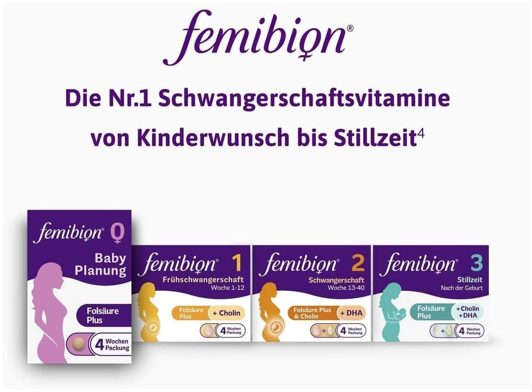 Femibion 0 Babyplanung 84 Tabletten