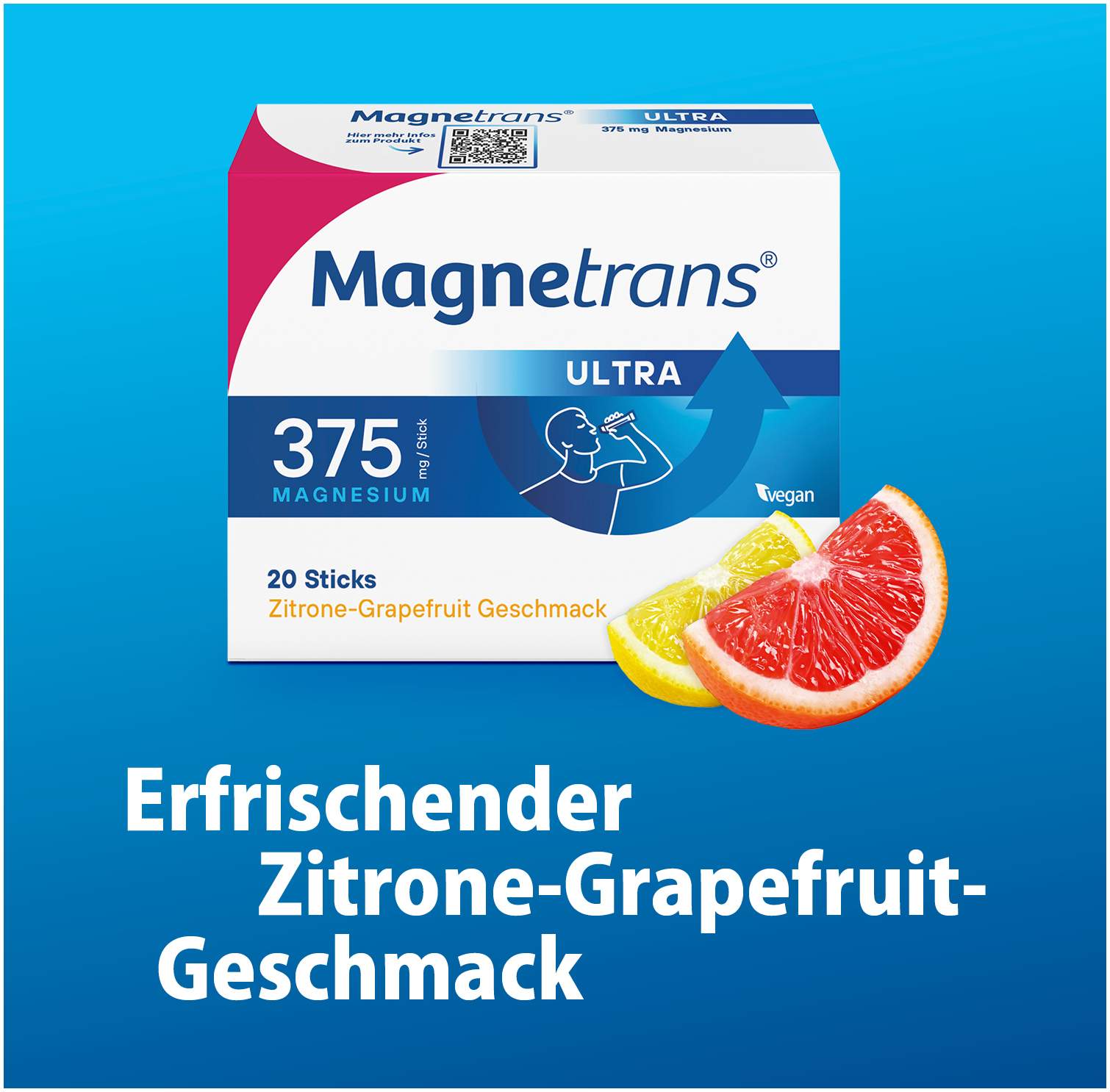 Magnetrans Ultra 375 mg Direktgranulat 50 Sticks