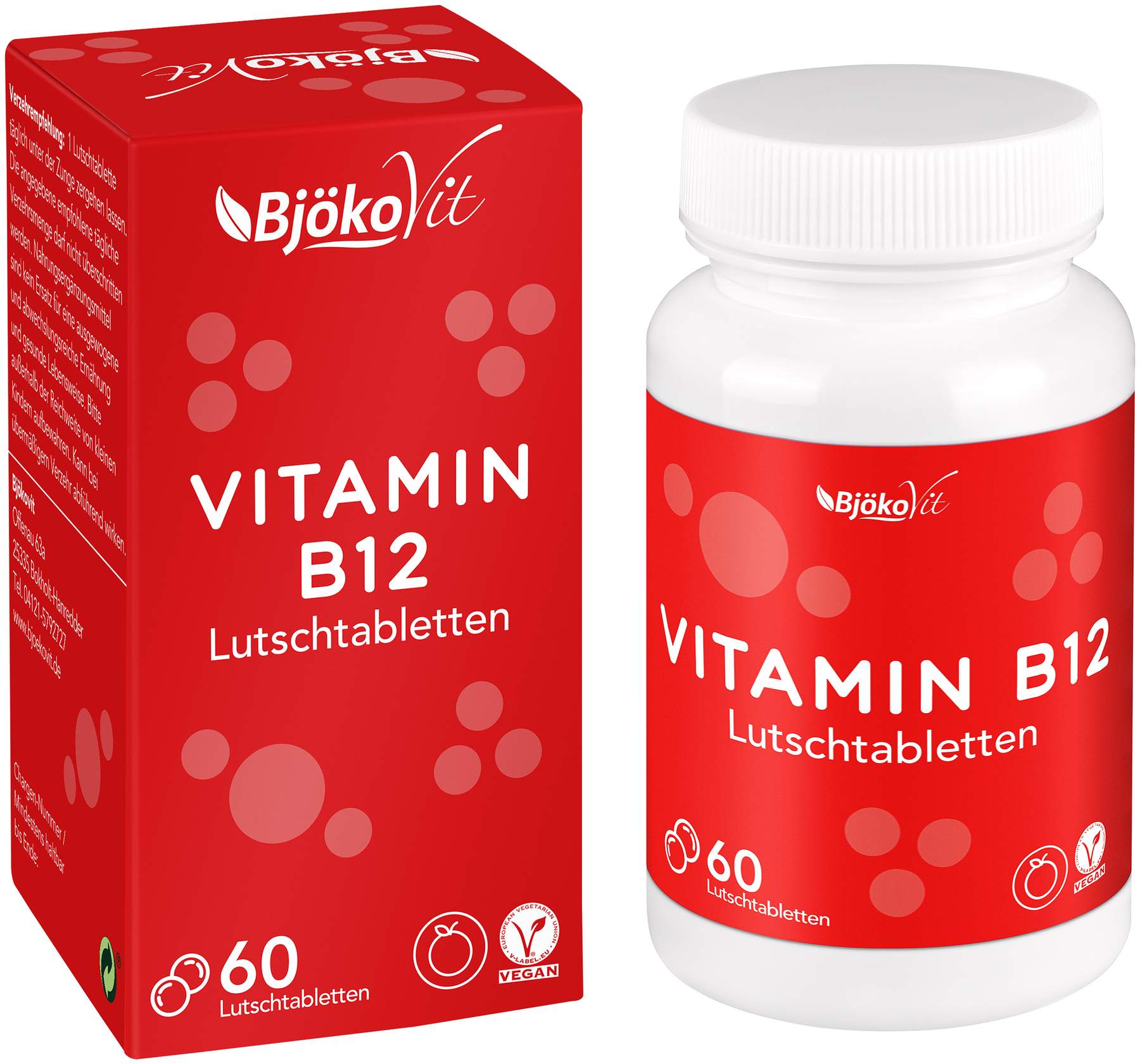 Bjökovit Vitamin B12 Lutschtabletten 60 Stück