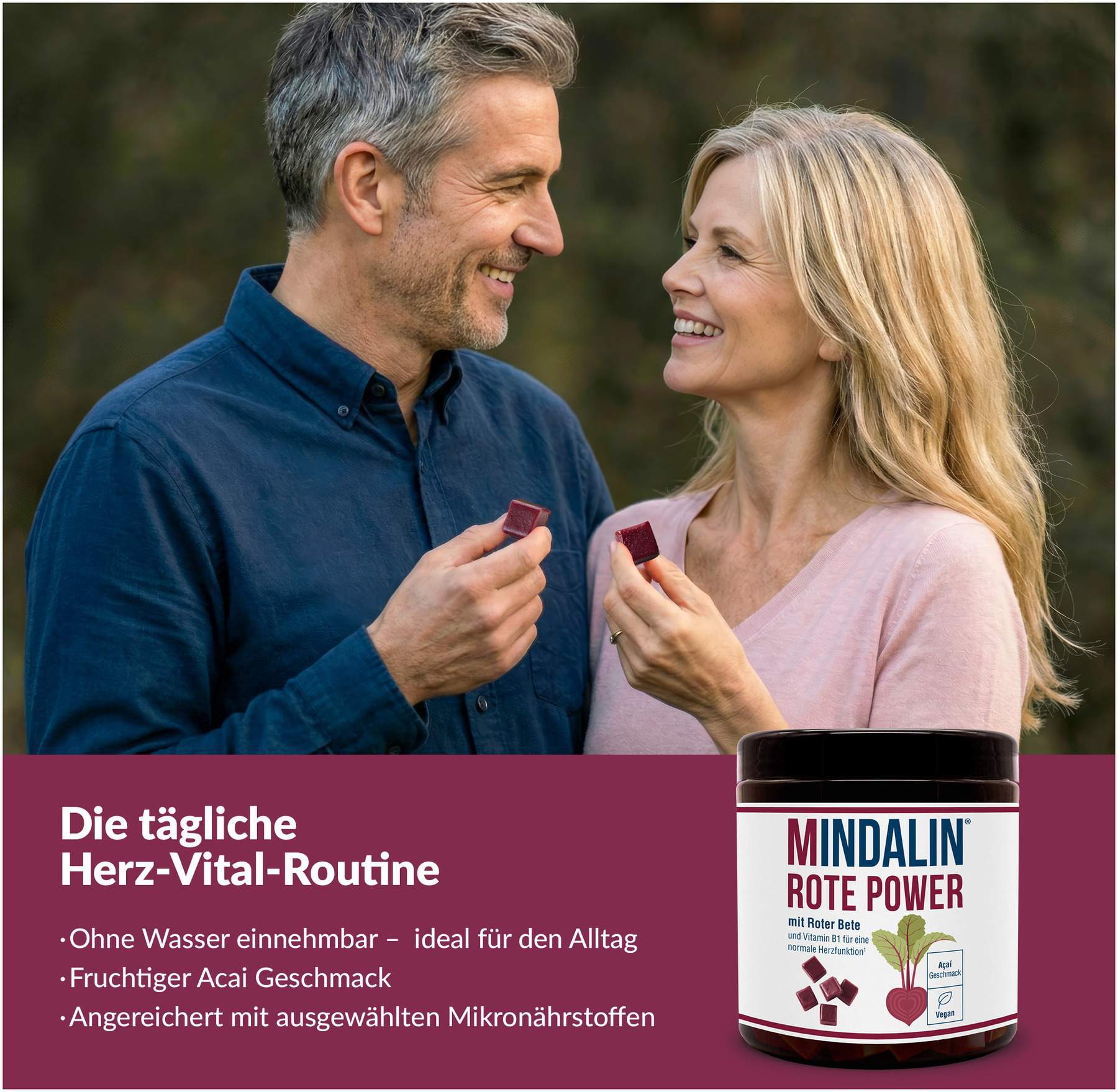 Mindalin Rote Power 60 Kautabletten