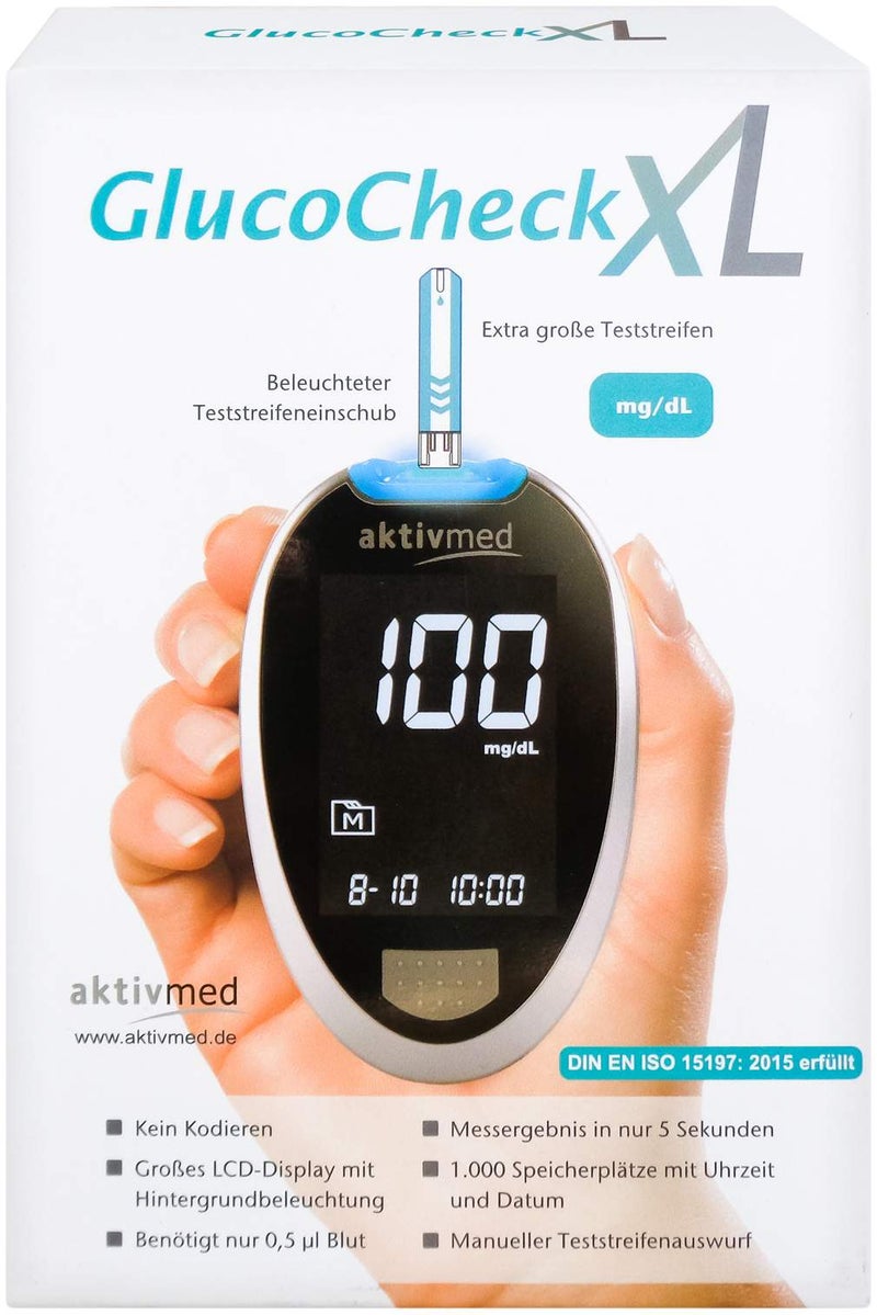 Glucocheck Xl Blutzuckermessgerät mg Je Dl