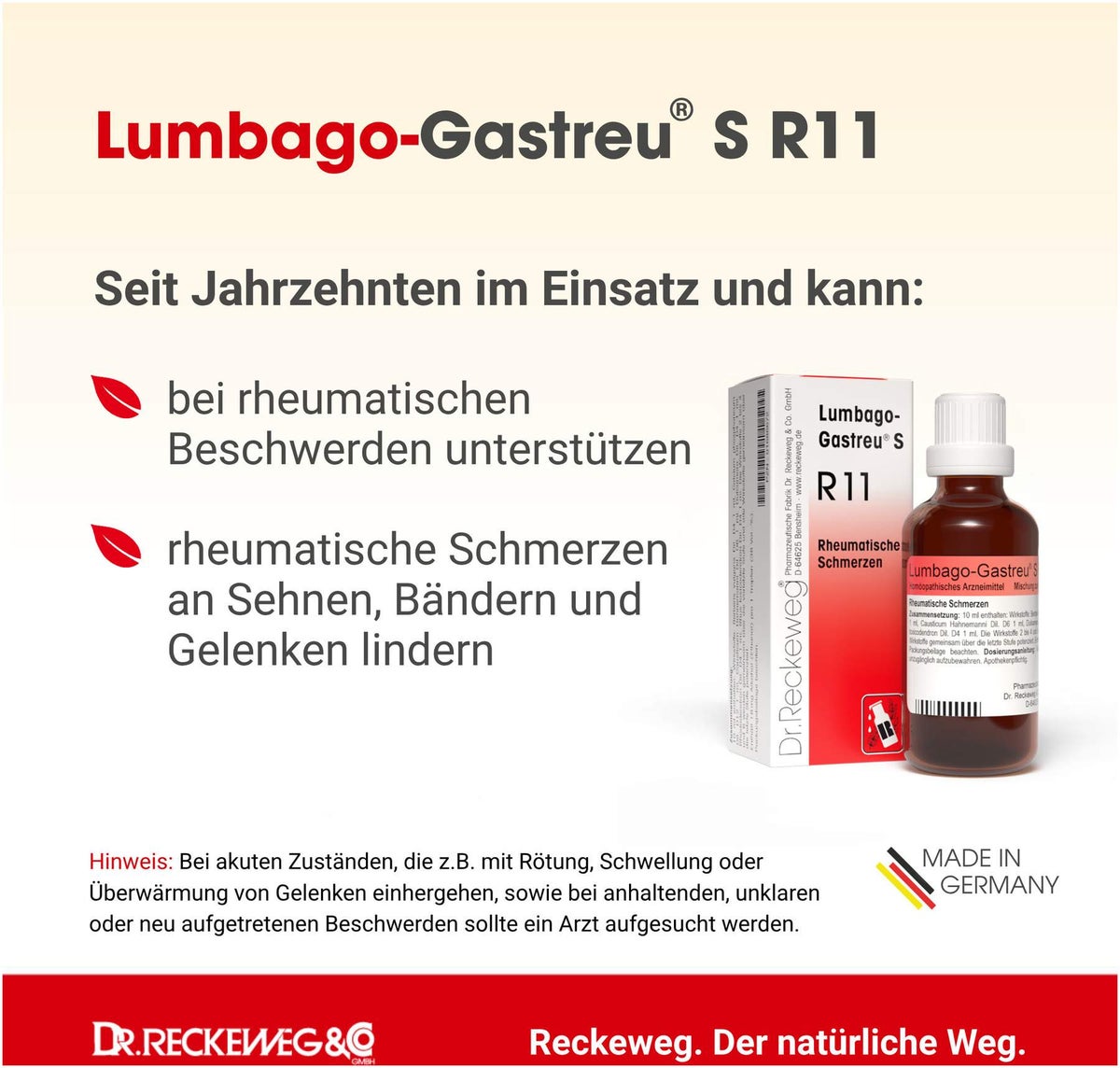 Lumbago Gastreu S R11 22 ml Tropfen zum Einnehmen