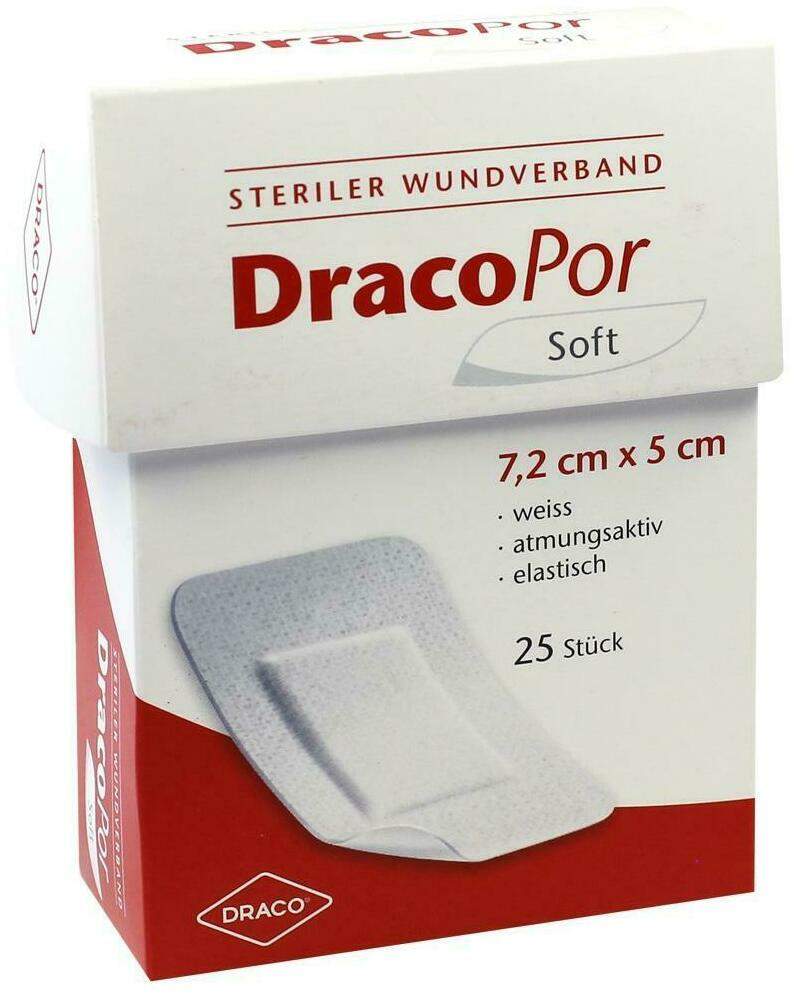 Dracopor Wundverband 7,2x5cm Steril 25 Stück