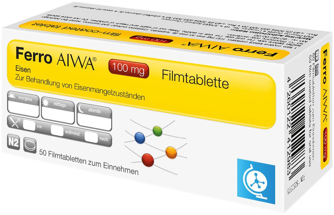 Ferro Aiwa 100 mg 50 Filmtabletten