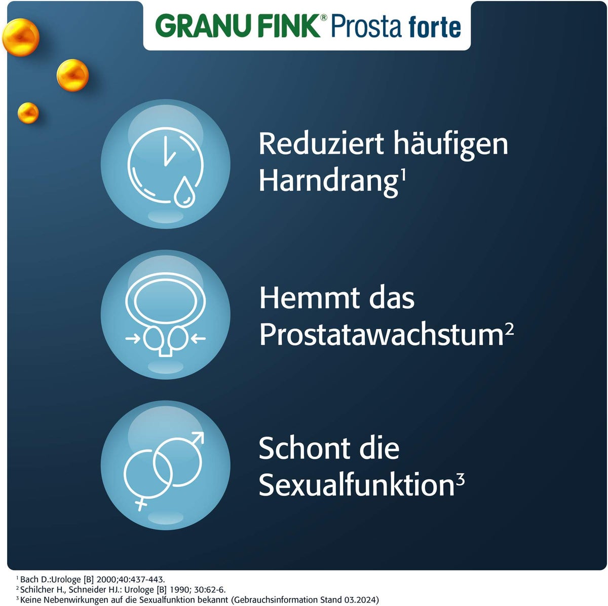 Granu Fink Prosta forte 500 mg 140 Kapseln