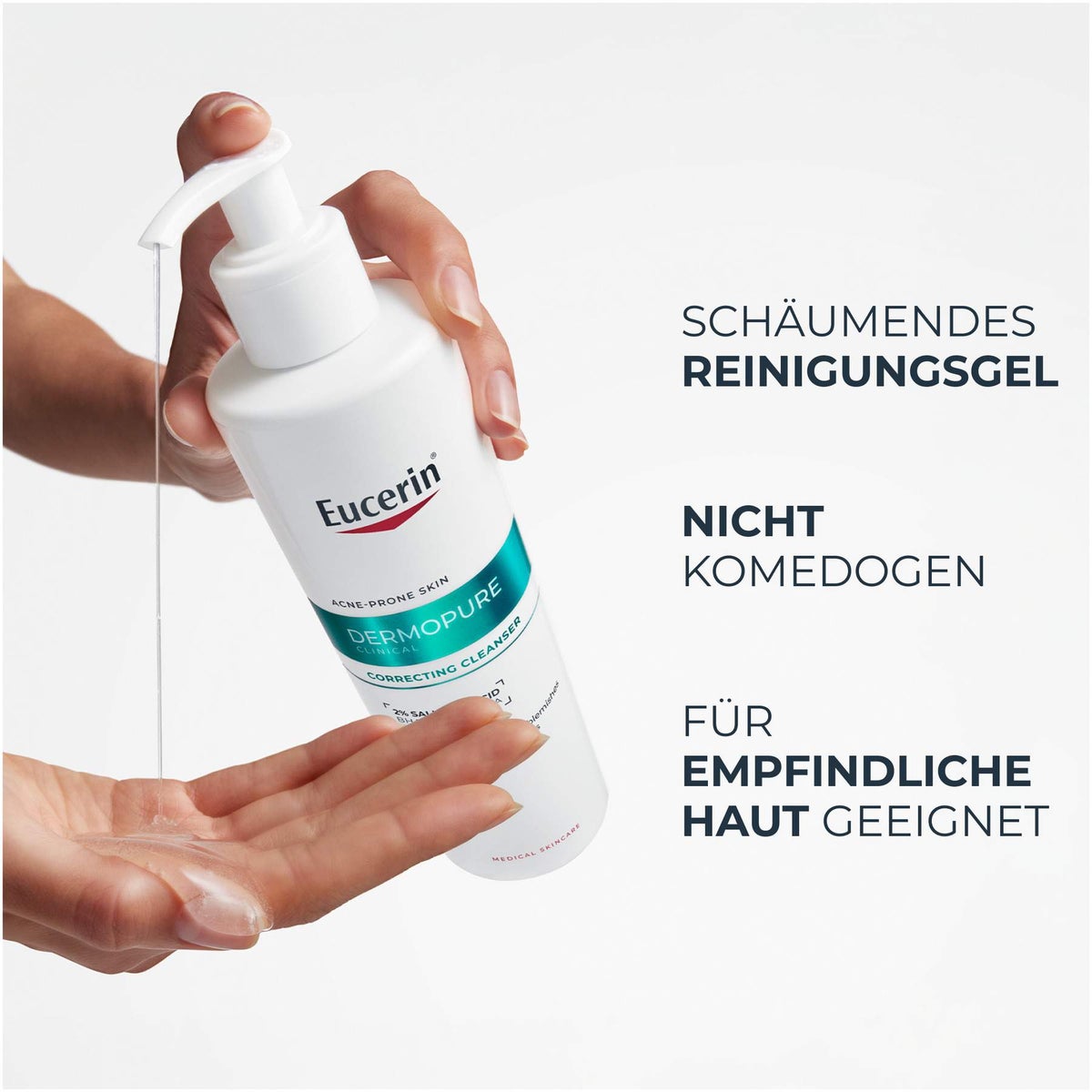 Eucerin DermoPure Clinical erneuerndes Reinigungsgel 400 ml