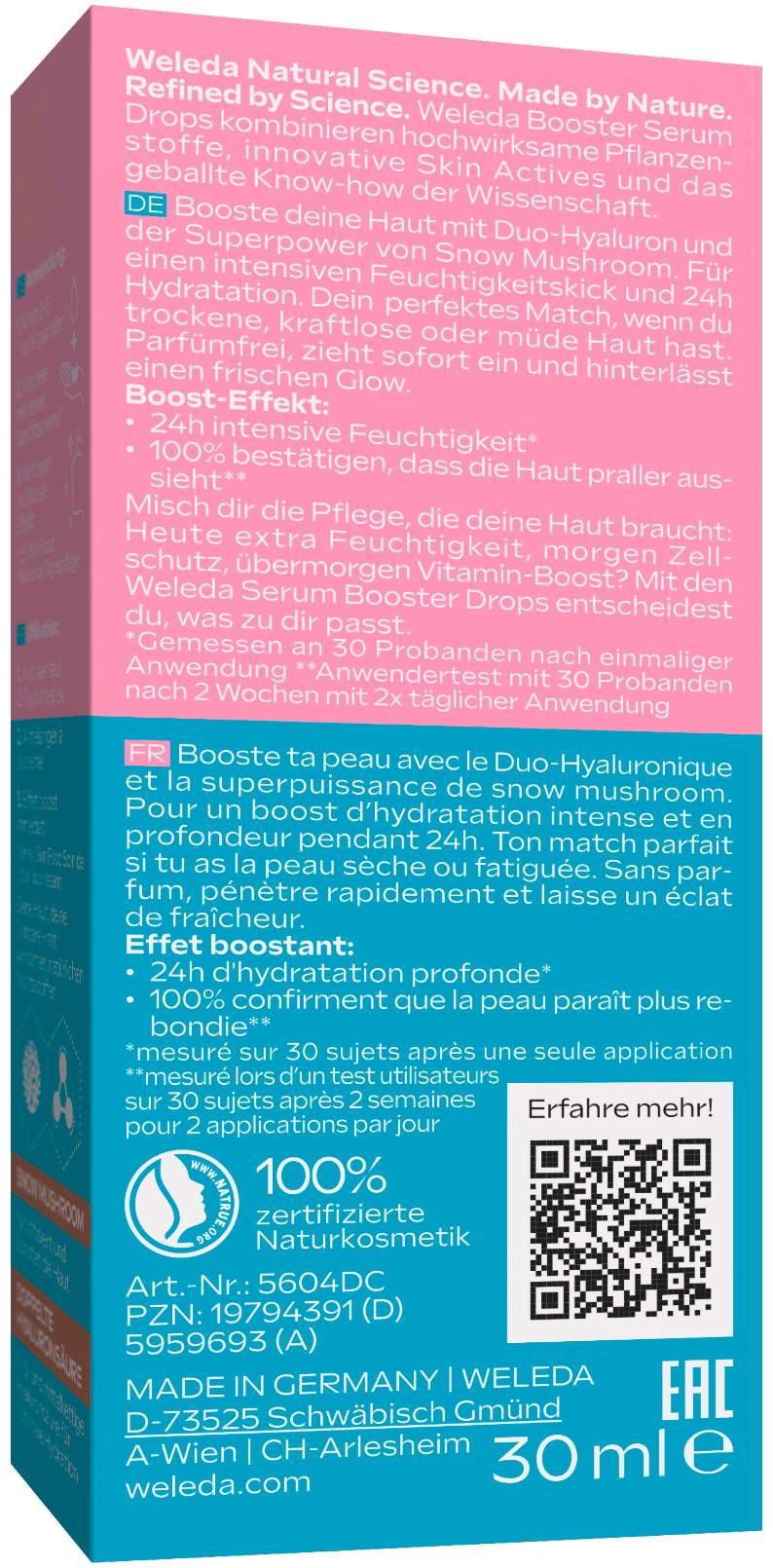 Weleda Hyaluronic Moisture Serum Drops 30 ml