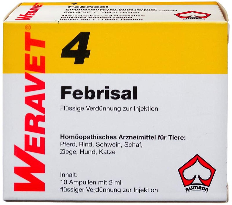 Febrisal 4 vet. 10 X 2 ml Ampullen