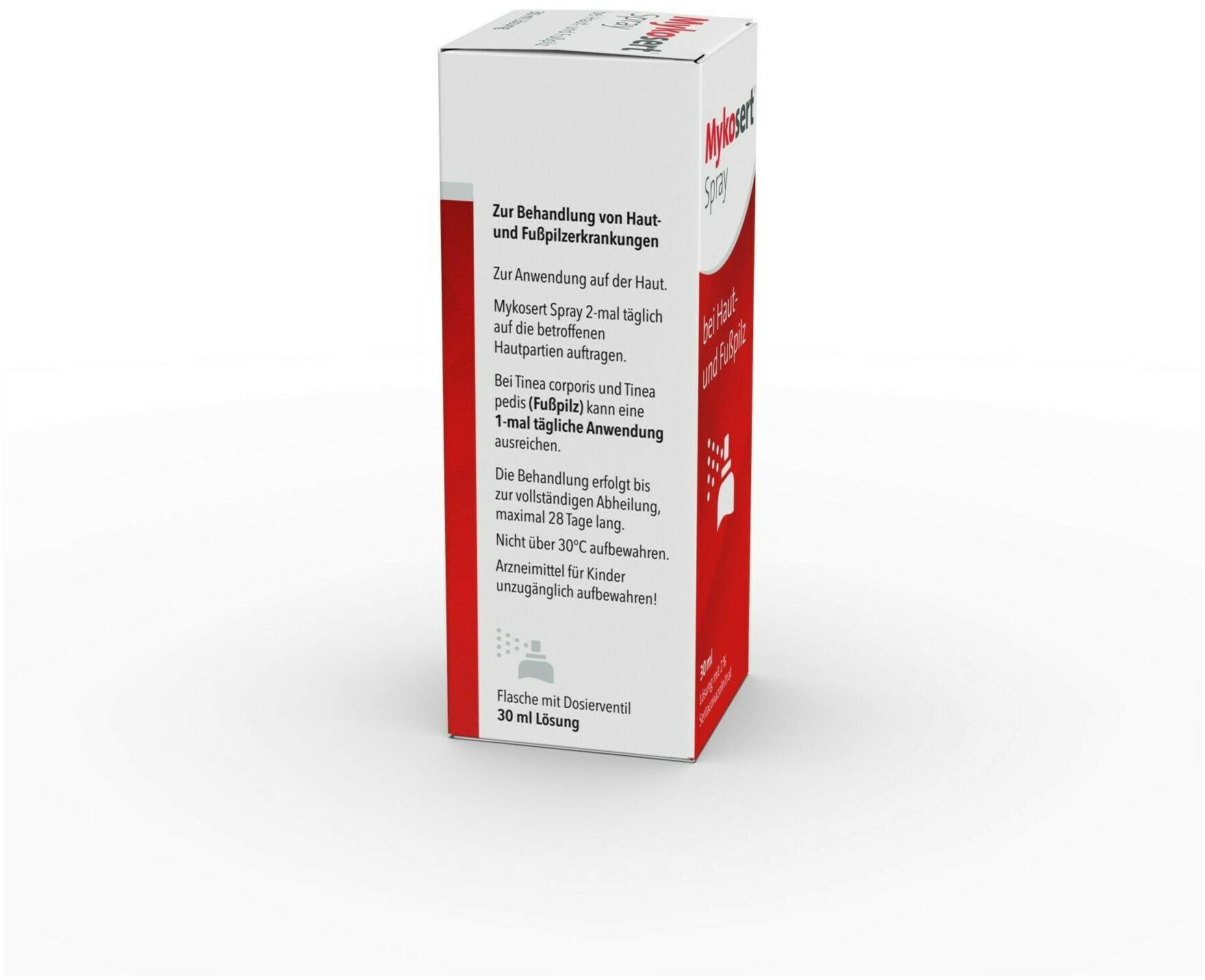 Mykosert Spray bei Haut- und Fußpilz 30 ml