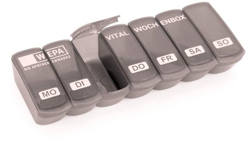 WEPA 1x7 Vital Wochenbox in grau 1 Stück
