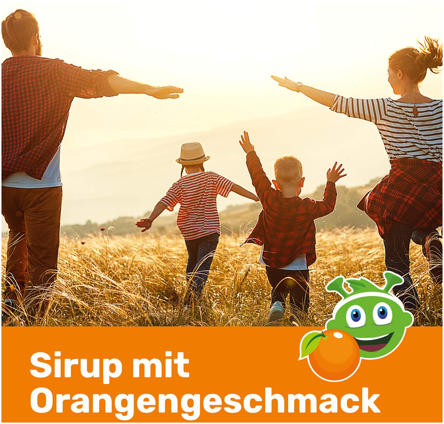 Eunova Junior Sirup Mit Orangengeschmack 150 ml