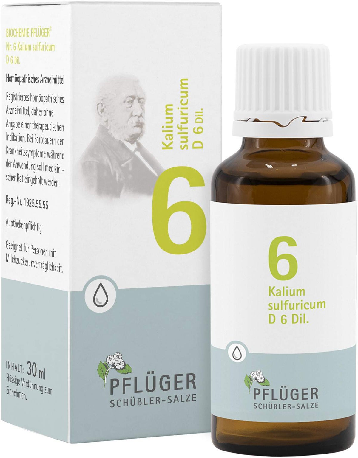 Biochemie Pflüger 6 Kalium Sulfuricum D6 30 ml Tropfen
