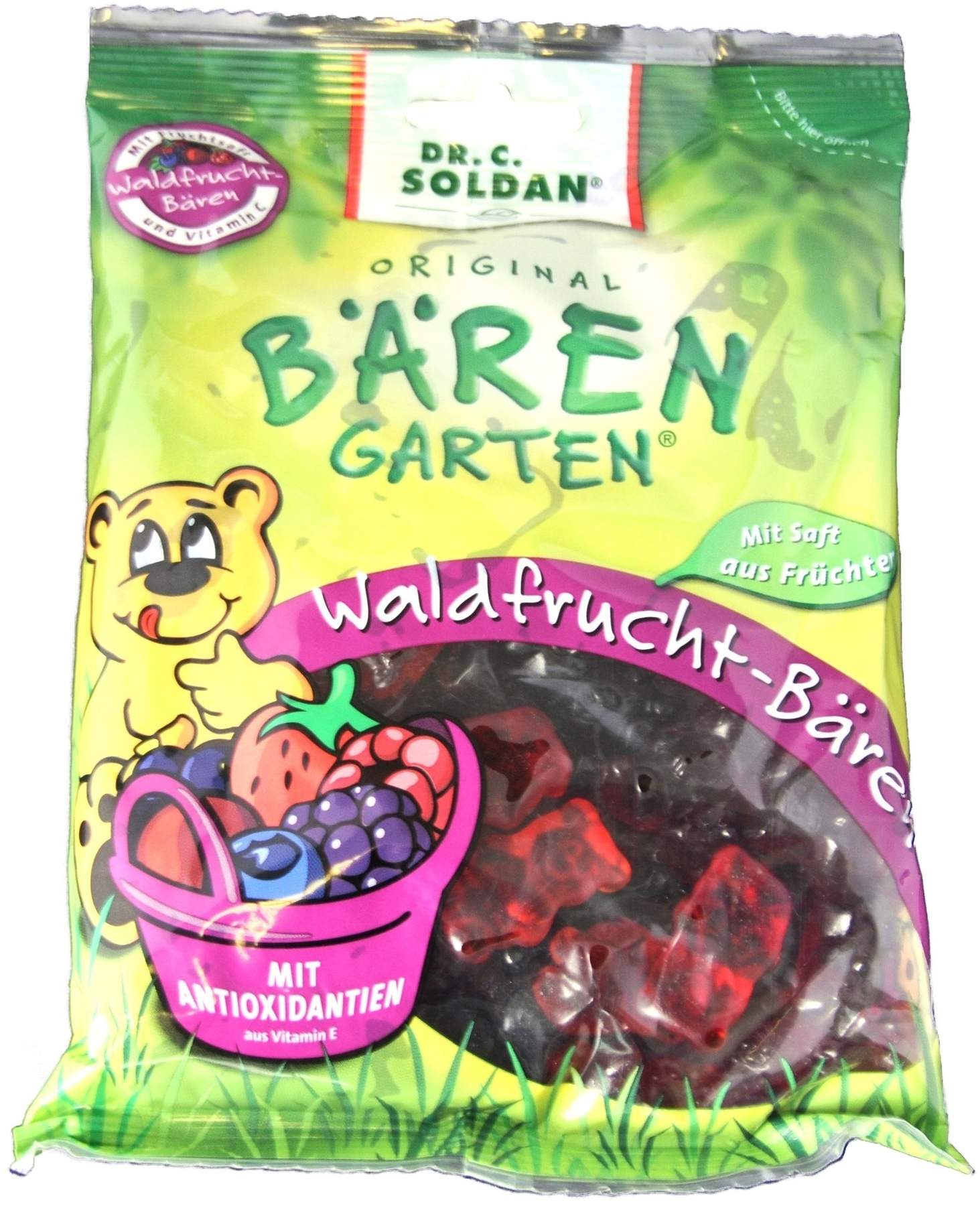 Soldan Bären Waldfrucht Mit Antioxidantien 150 G Bonbons