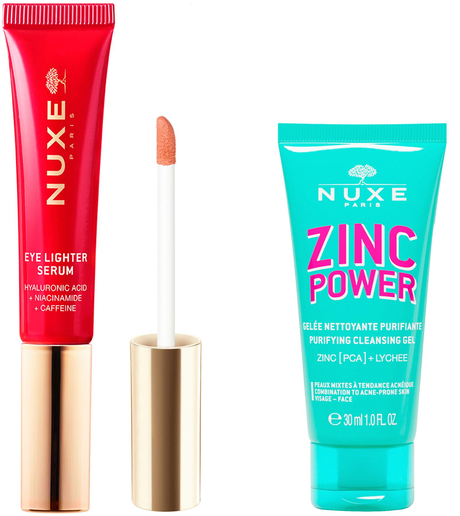 Nuxe Merveillance Lift Eyelighting Augenserum 12 ml + gratis Nuxe Zinc Power Reinigungsgel 30 ml