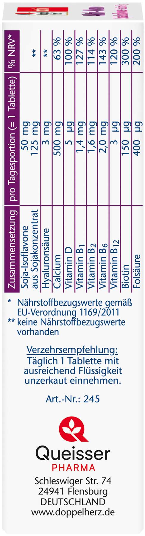 Doppelherz Aktiv - Meno 30 Tabletten