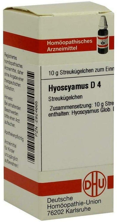 Dhu Hyoscyamus D4 Globuli