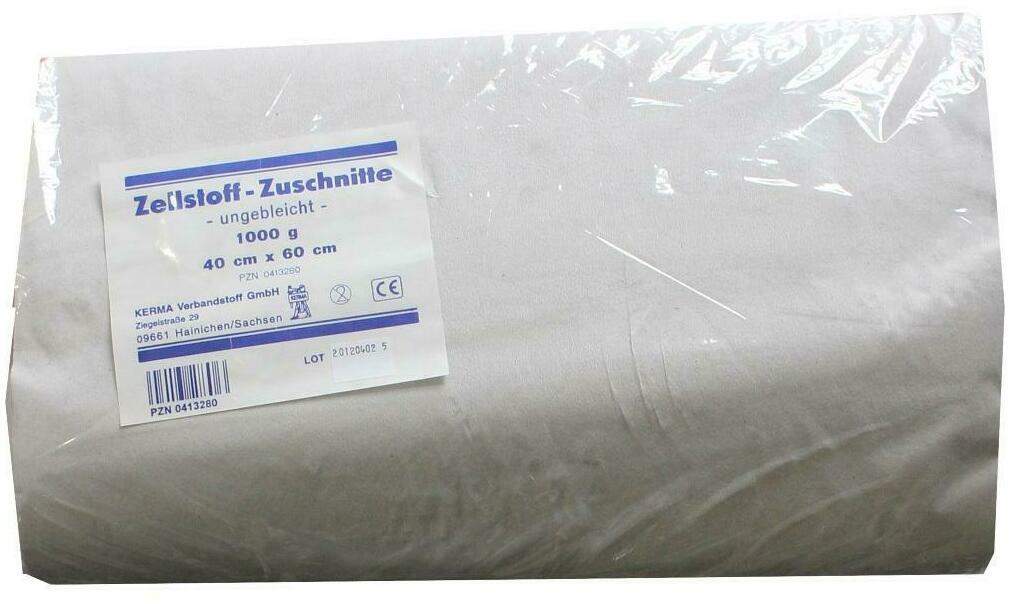 Zellstoff Ungebleicht 40 cm X 60 cm Lagen 1000 G