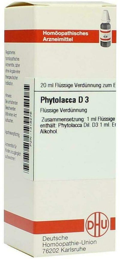 Dhu Phytolacca D3 Dilution