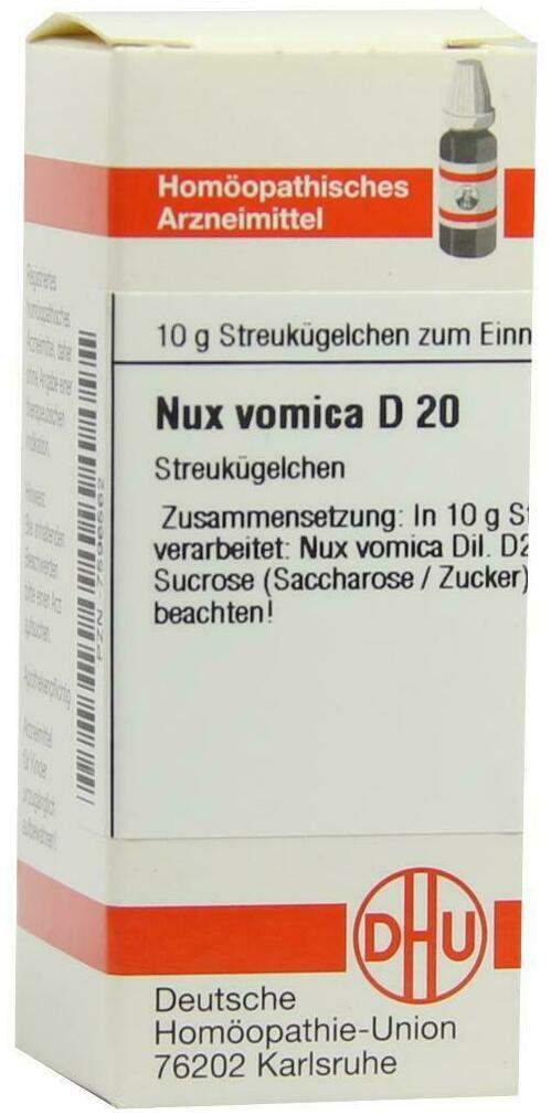 Dhu Nux Vomica D20 Globuli