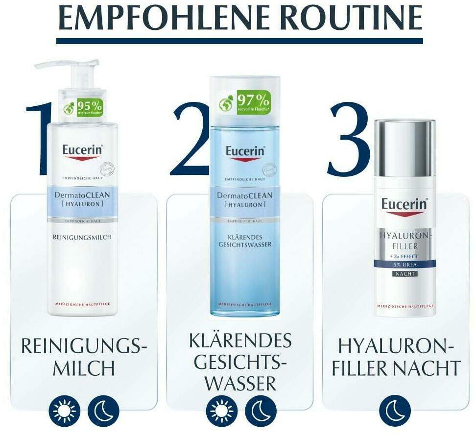 Eucerin Hyaluron Filler Urea Nachtpflege 50 ml Creme