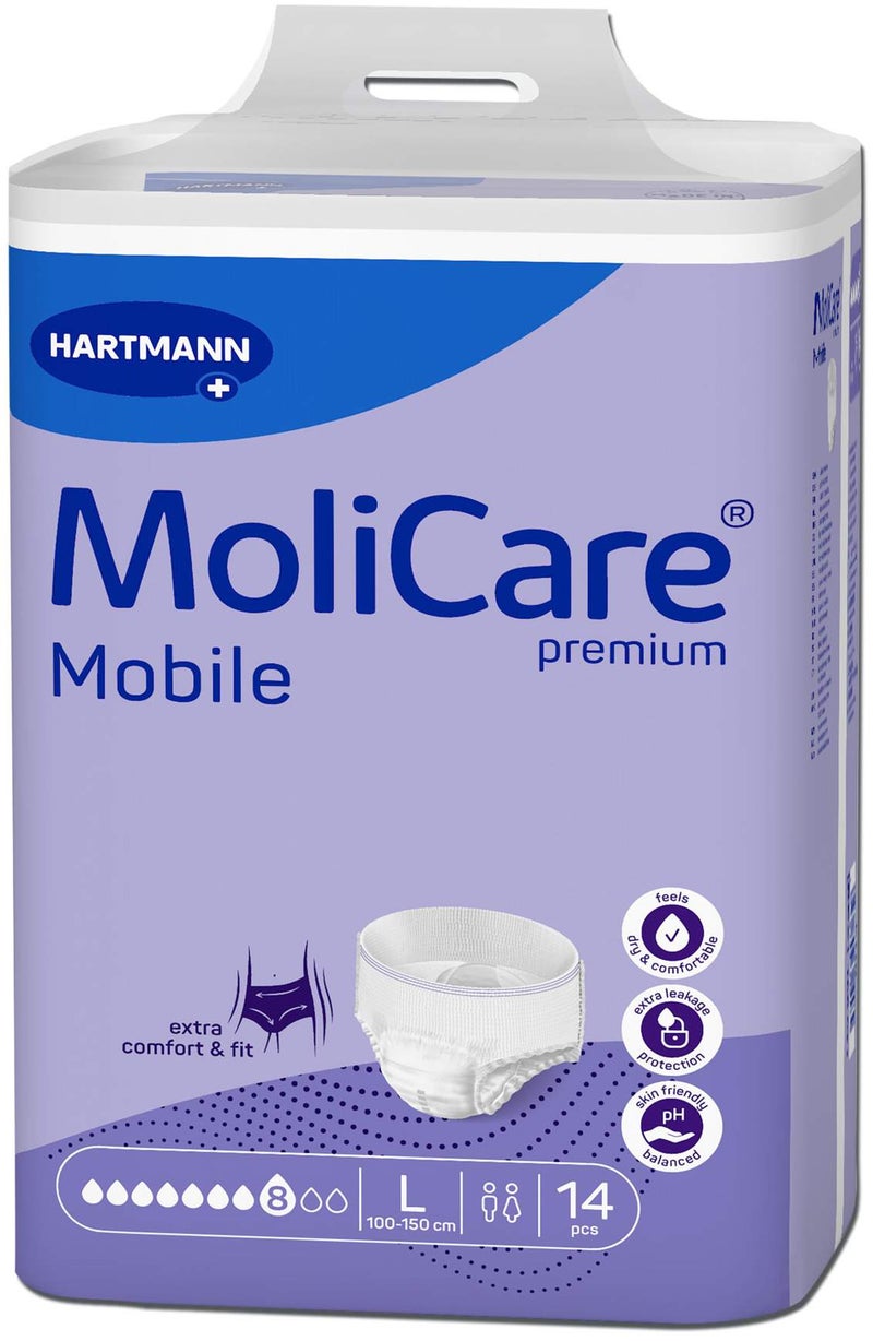 Molicare Premium Mobile 8 Tropfen L 14 Stück