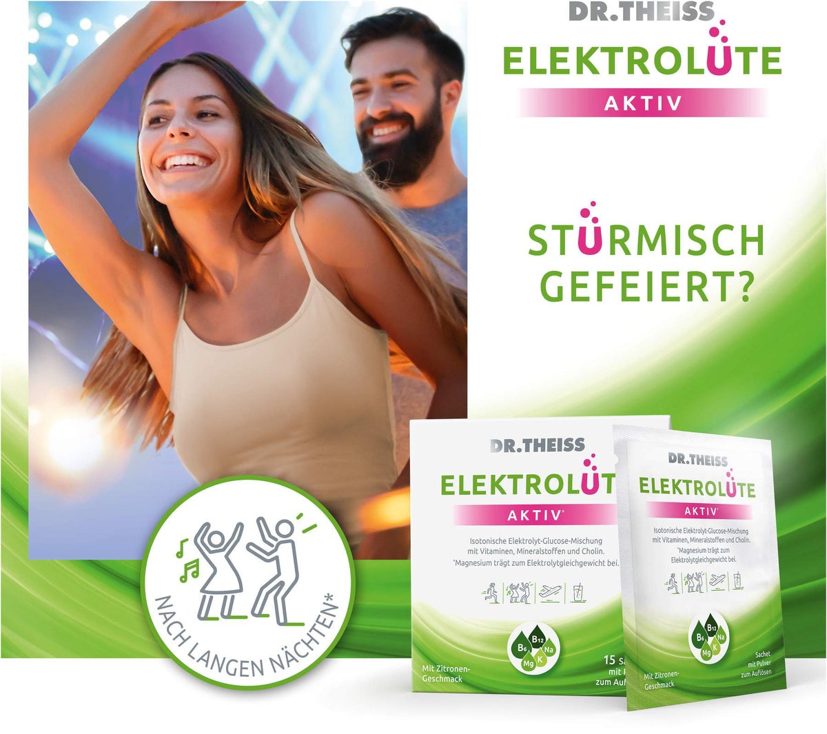 Dr. Theiss Elektrolüte aktiv Pulver 15 Beutel