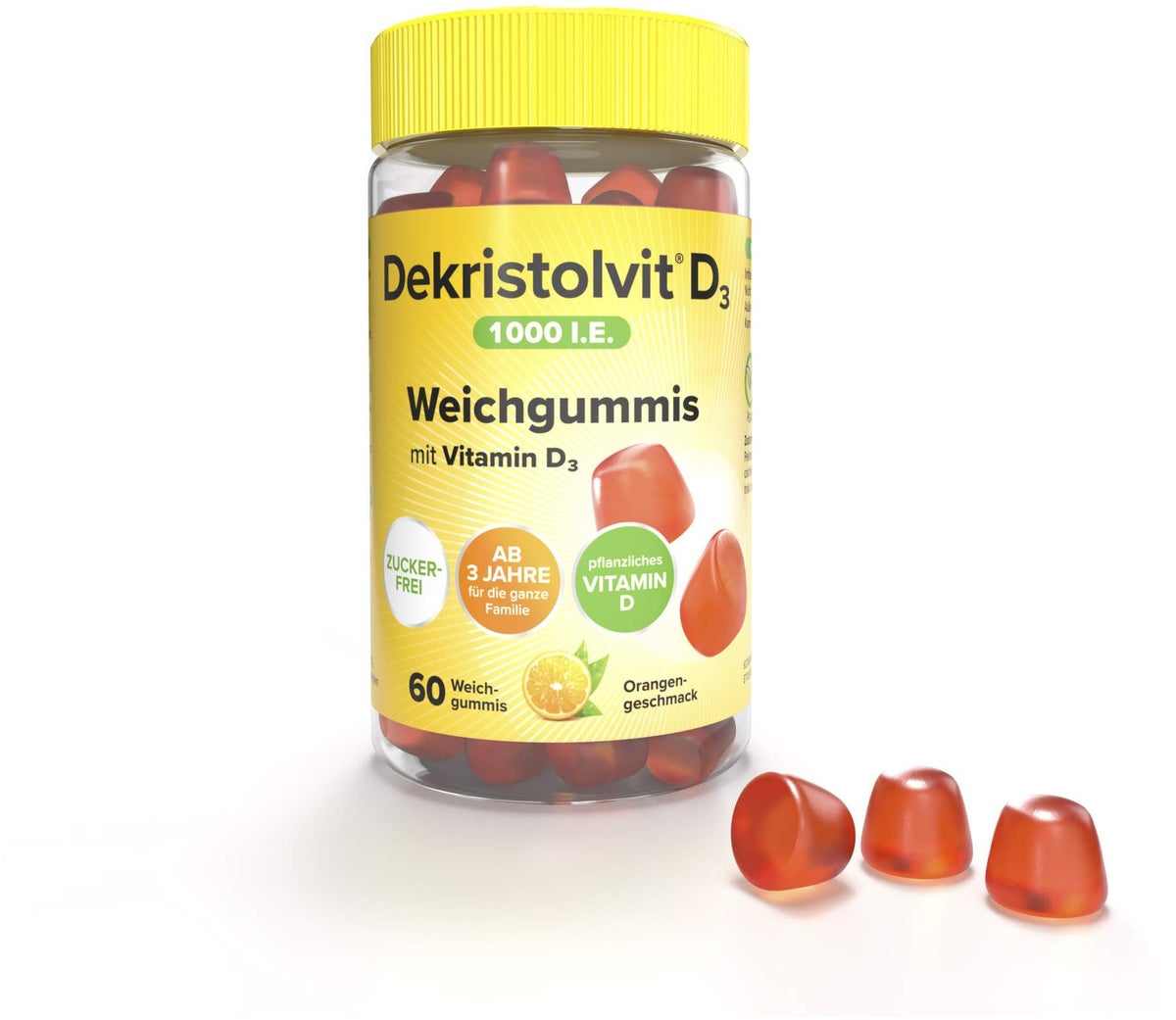 Dekristolvit D3 1000 I.E. 60 Weichgummis