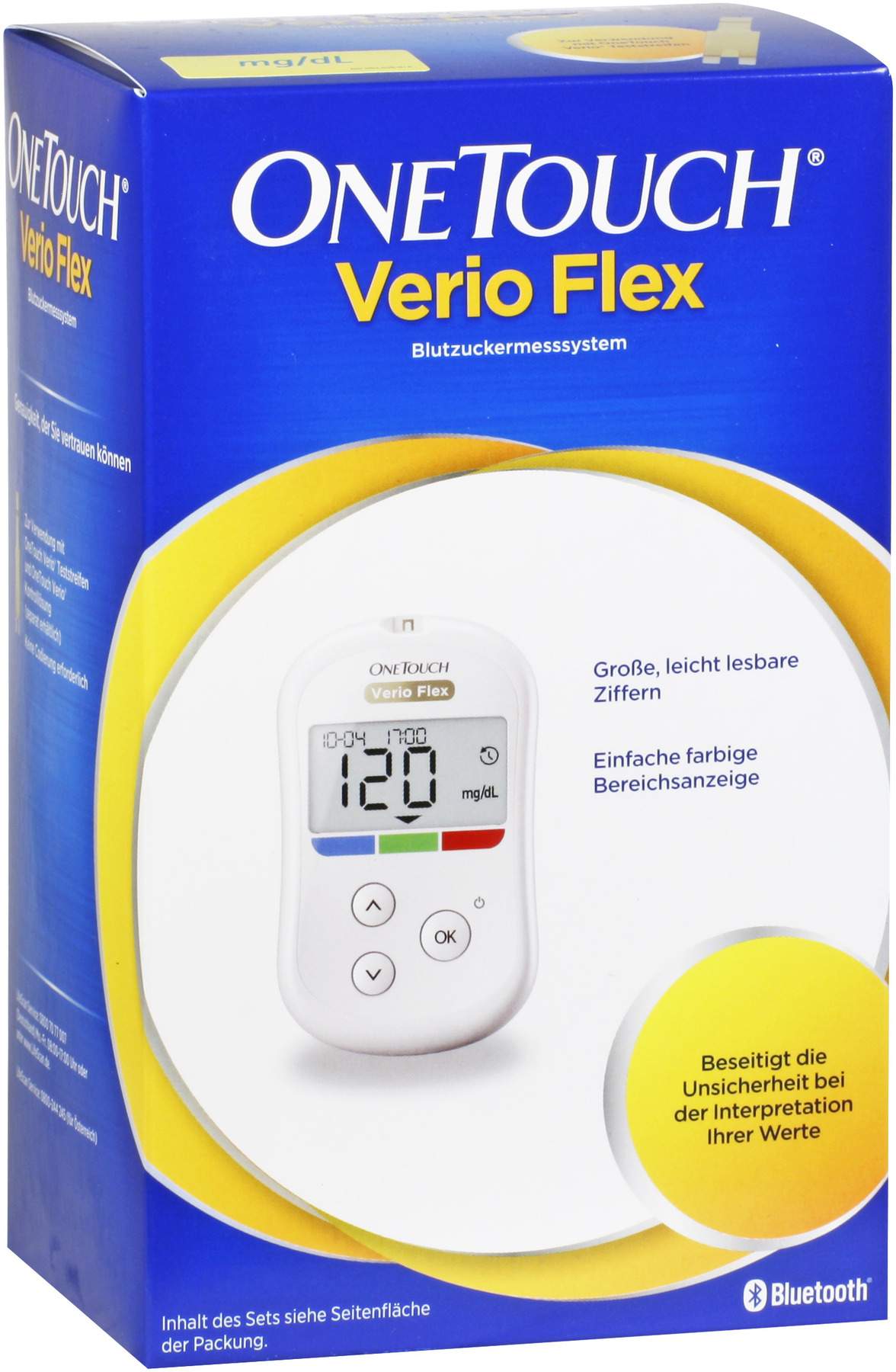 Onetouch Verio Flex Blutzuckermesssystem Mg-Dl