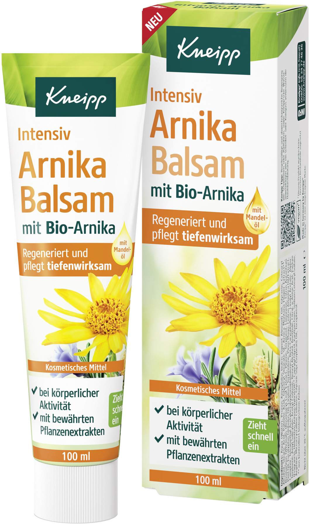 Kneipp Intensiv Arnika Balsam mit Bio-Arnika 100 ml