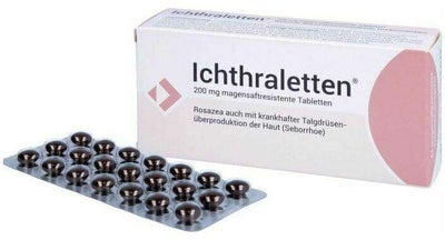 Ichthraletten 200 mg 84 Magensaftresistente Tabletten