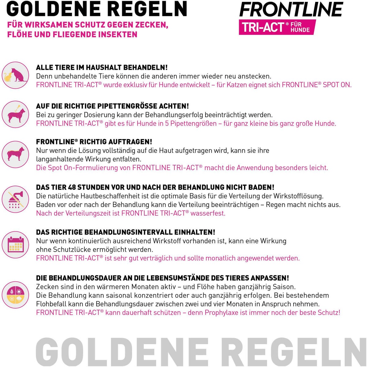 Frontline TRI-ACT Hund 20-40 kg 3 Pipetten