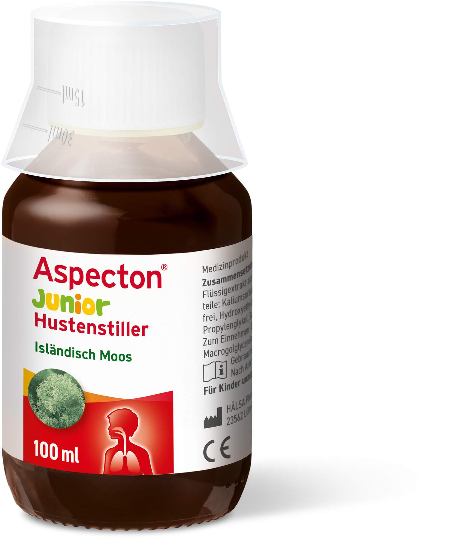 Aspecton Junior Hustenstiller Isländisch Moos 100 ml Saft