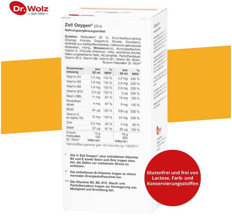 Zell Oxygen Plus 250 ml Flüssigkeit
