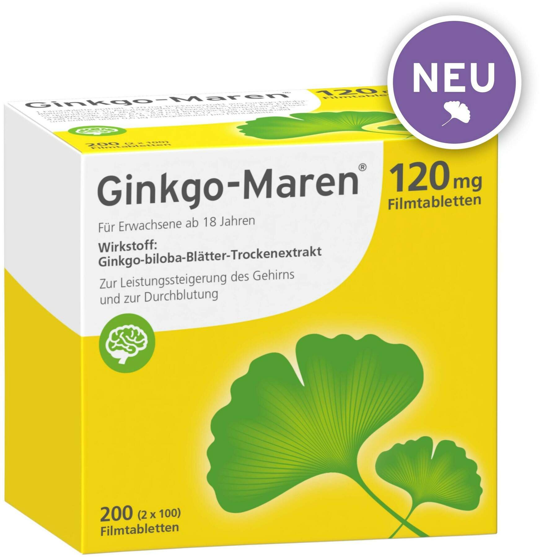 Ginkgo Maren 120 mg 200 Filmtabletten