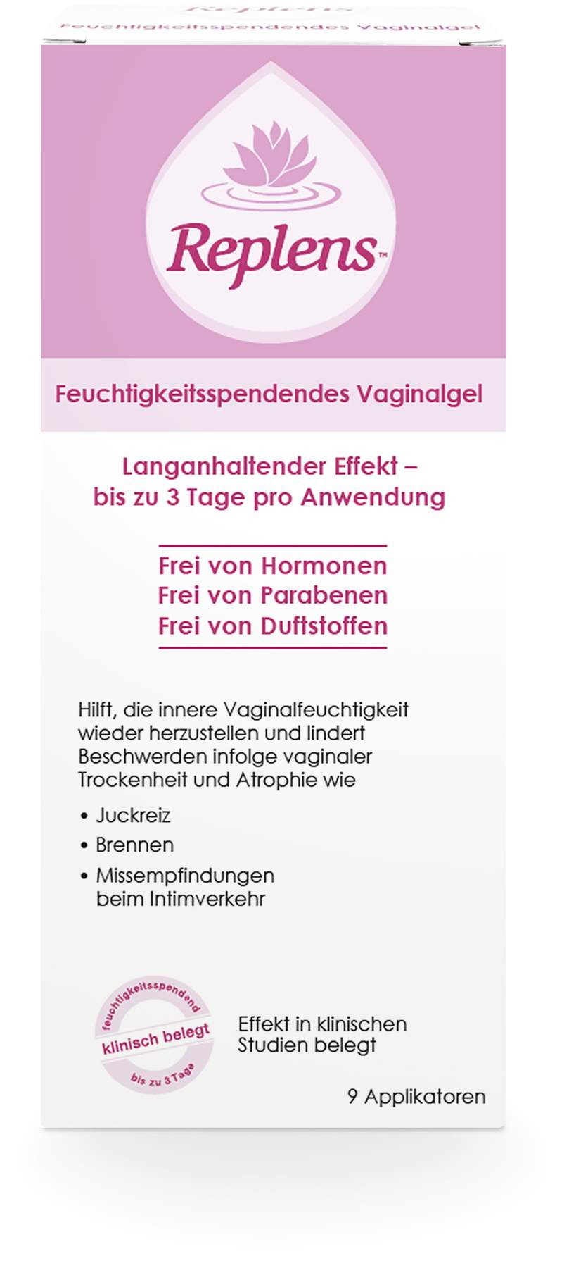 Replens Vaginalgel 9 Applikatoren