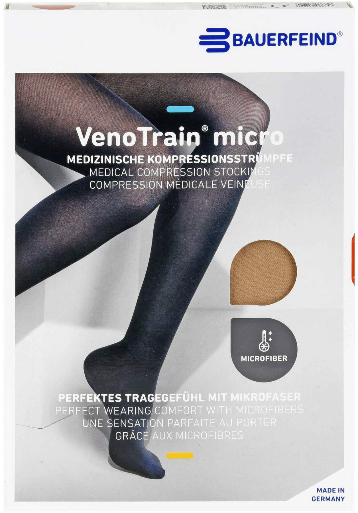 Venotrain Micro K2 Ad N.Short M Caramel M.Sp. 2 St