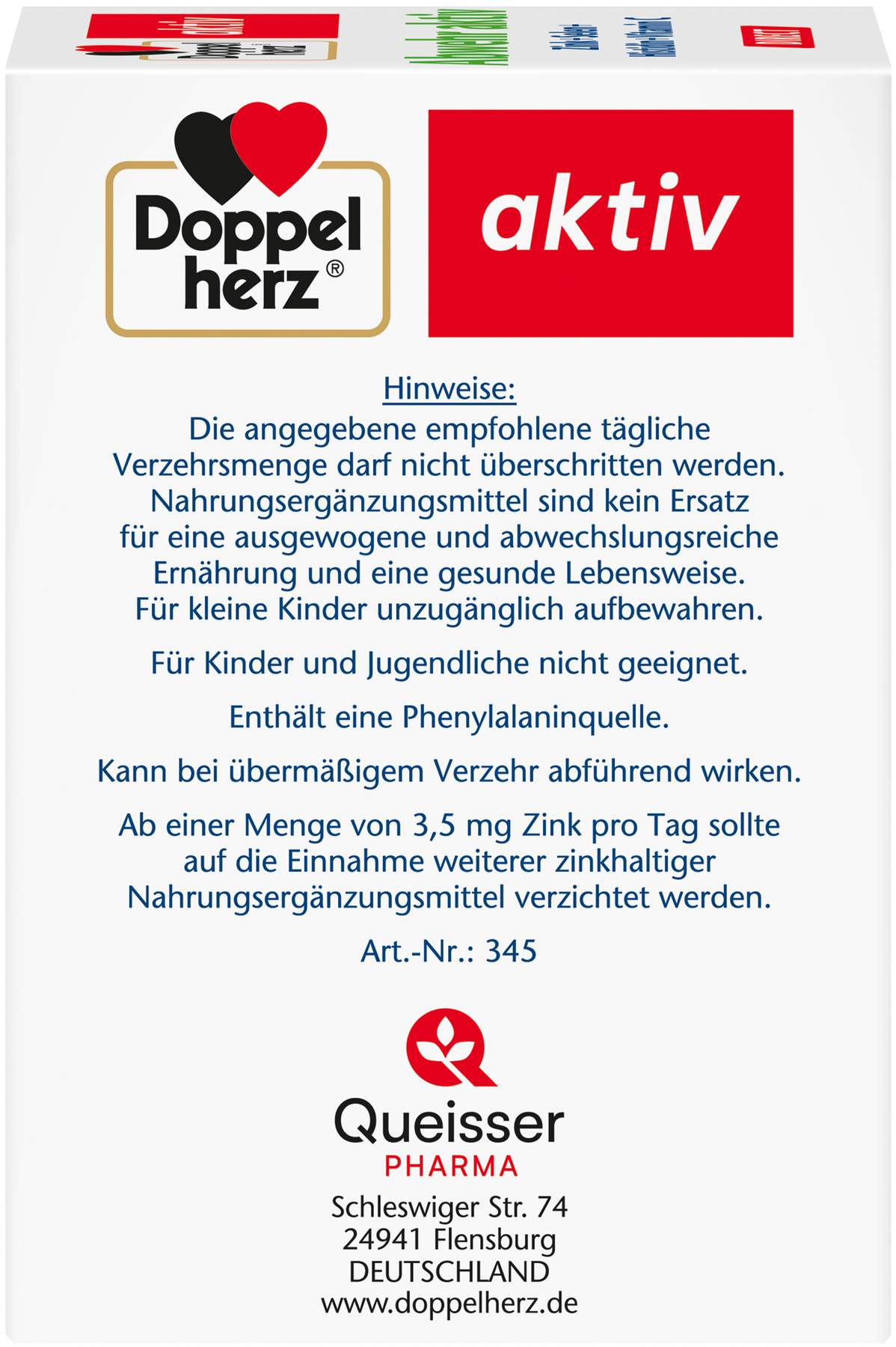 Doppelherz aktiv Abwehr Direct Zink und Selen Histidin Pellets 40  Pellets