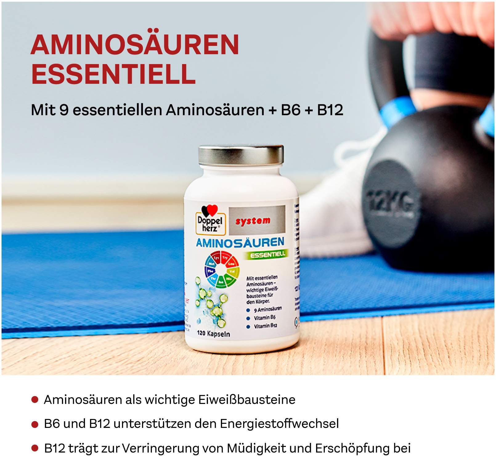 Doppelherz System Aminosäuren Essentiell 120 Kapseln