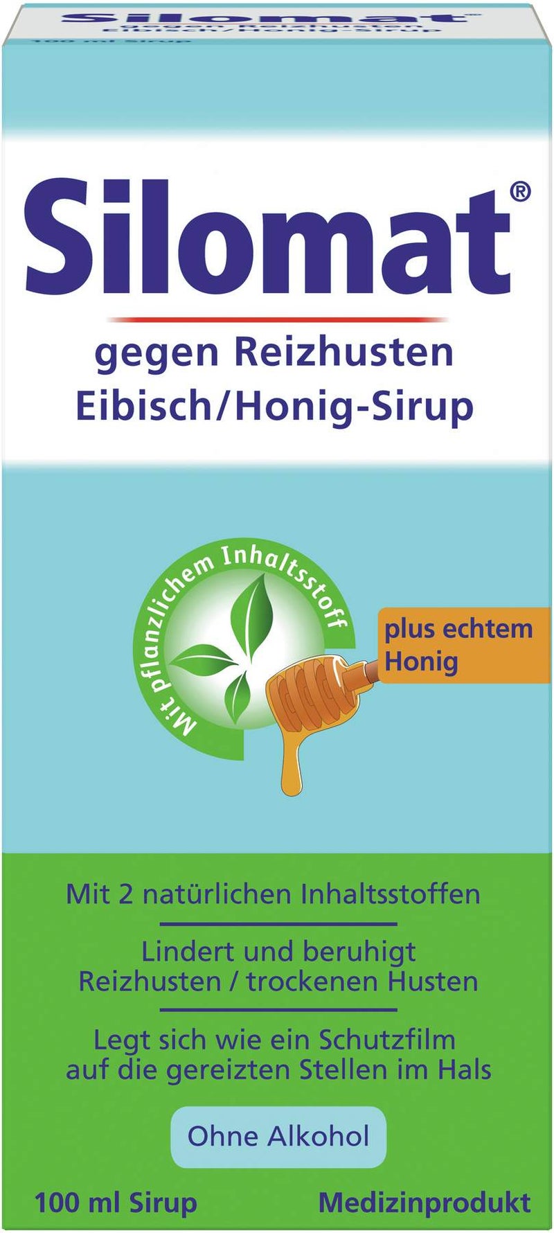 Silomat gegen Reizhusten Eibisch Honig Sirup 100 ml