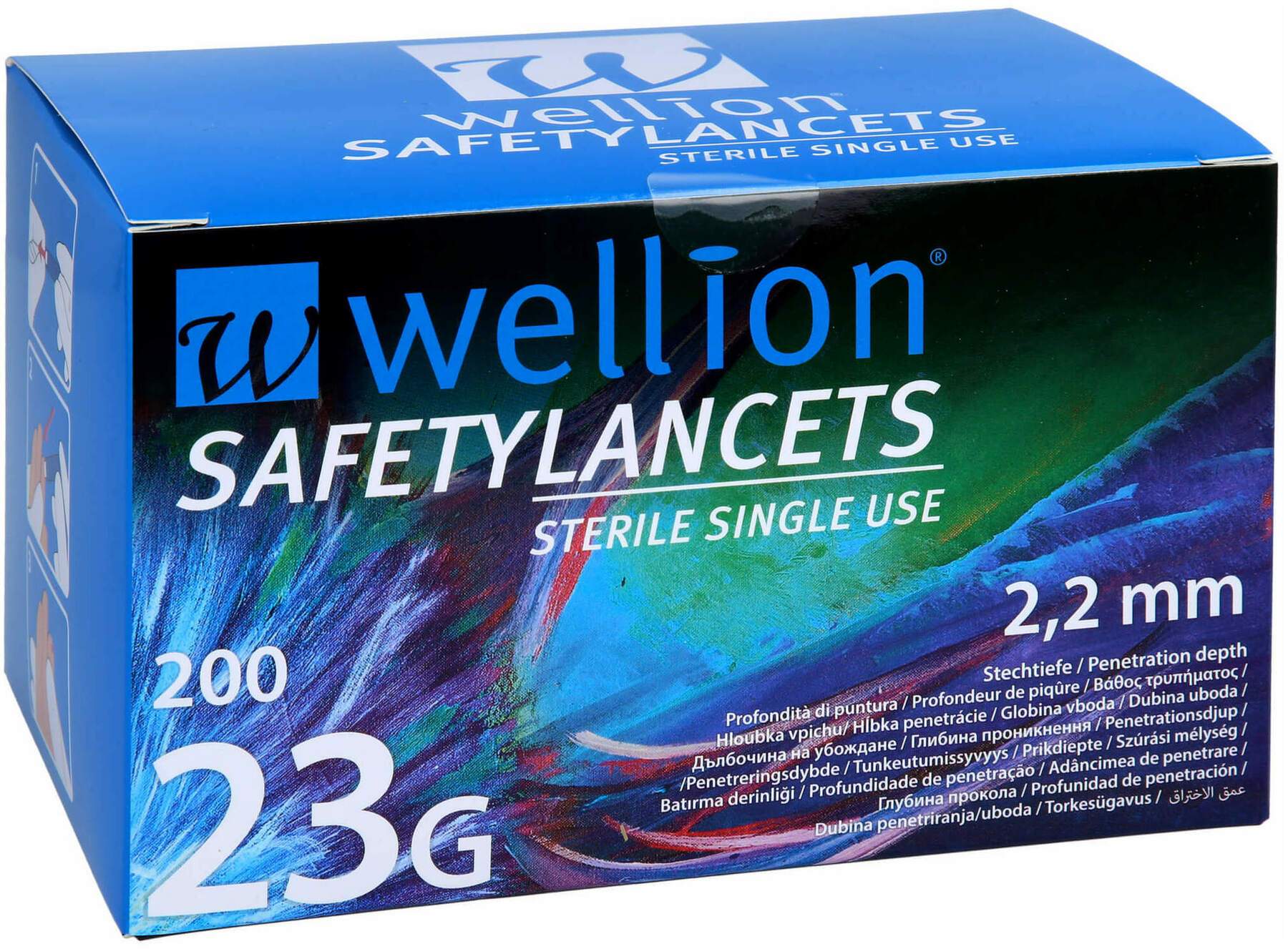 Wellion Lanzetten Safetylancets 23 G