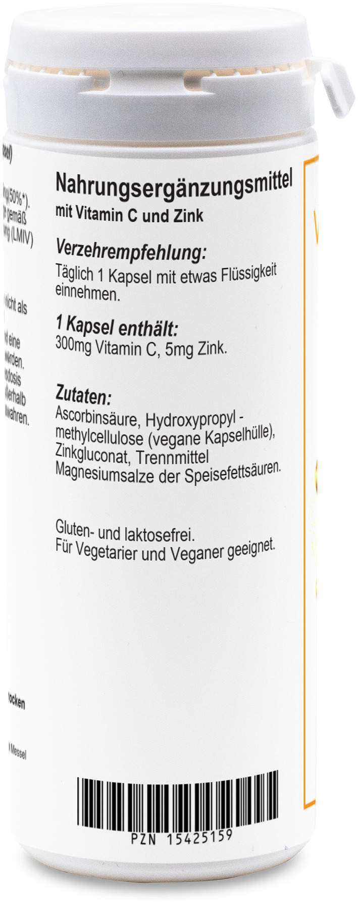 Vitamin C Plus Zink Depot 100 Kapseln