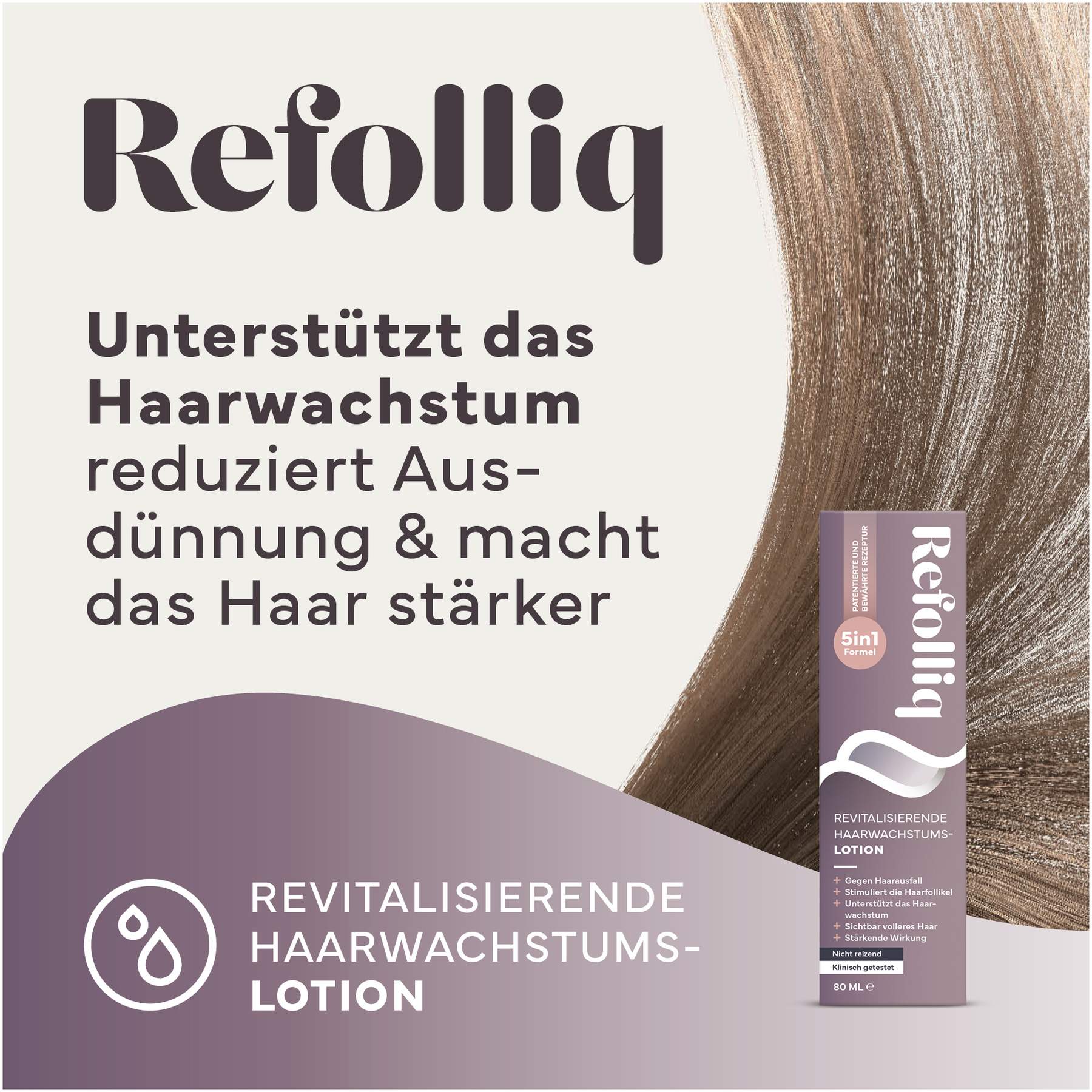 Refolliq Revitalisierende Haarwachstums Lotion 80 ml