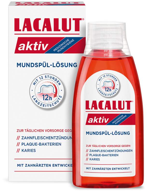 Lacalut Aktiv Mundspüllösung 300 ml Lösung