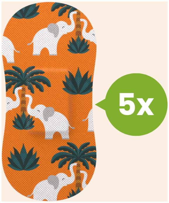 Wild Stripes Kids Sensitive Jungle Vibe 20 Pflaster