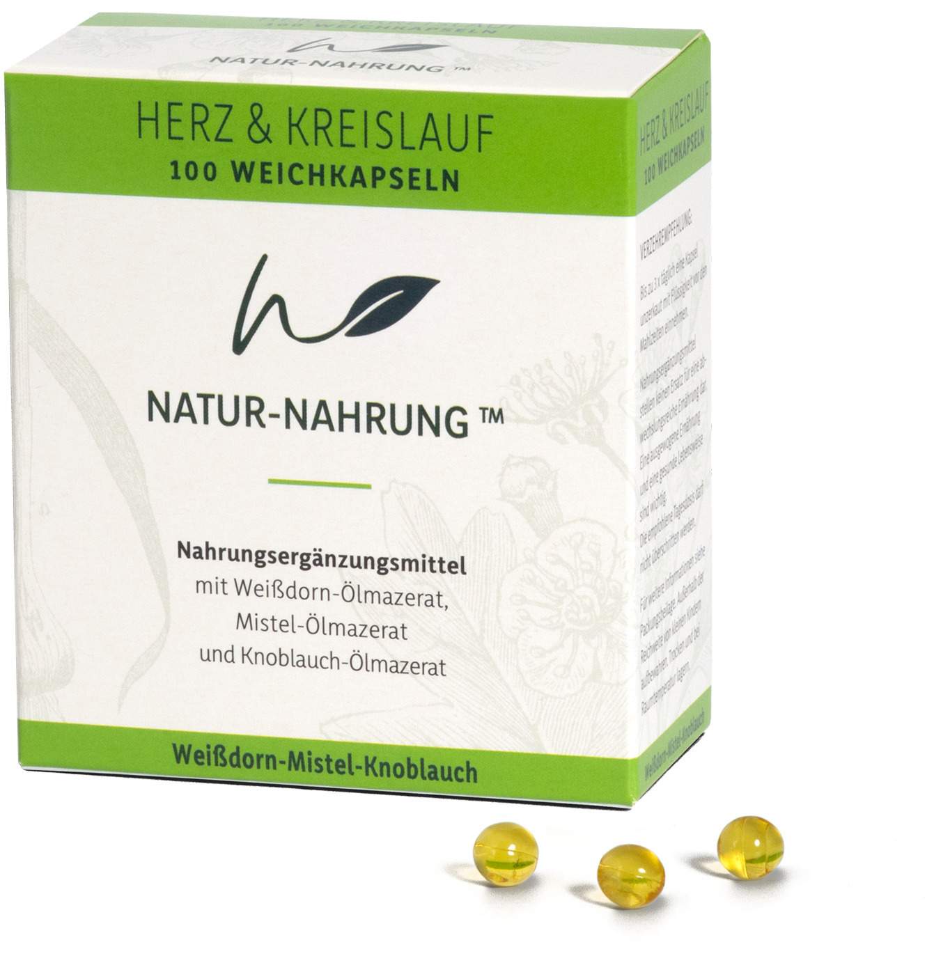 Natur-Nahrung Herz & Kreislauf Weißd.+mistel+kn